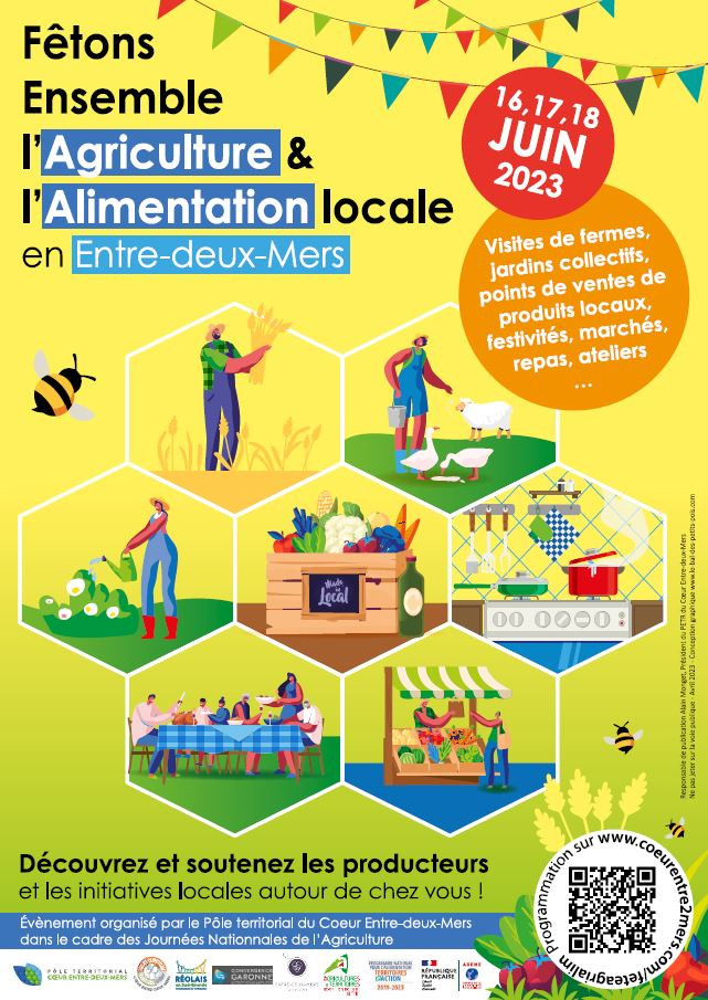 Affiche fête de l' Agri Alim 2023