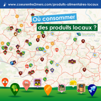 Carte de producteurs coeur Entre deux Mers 